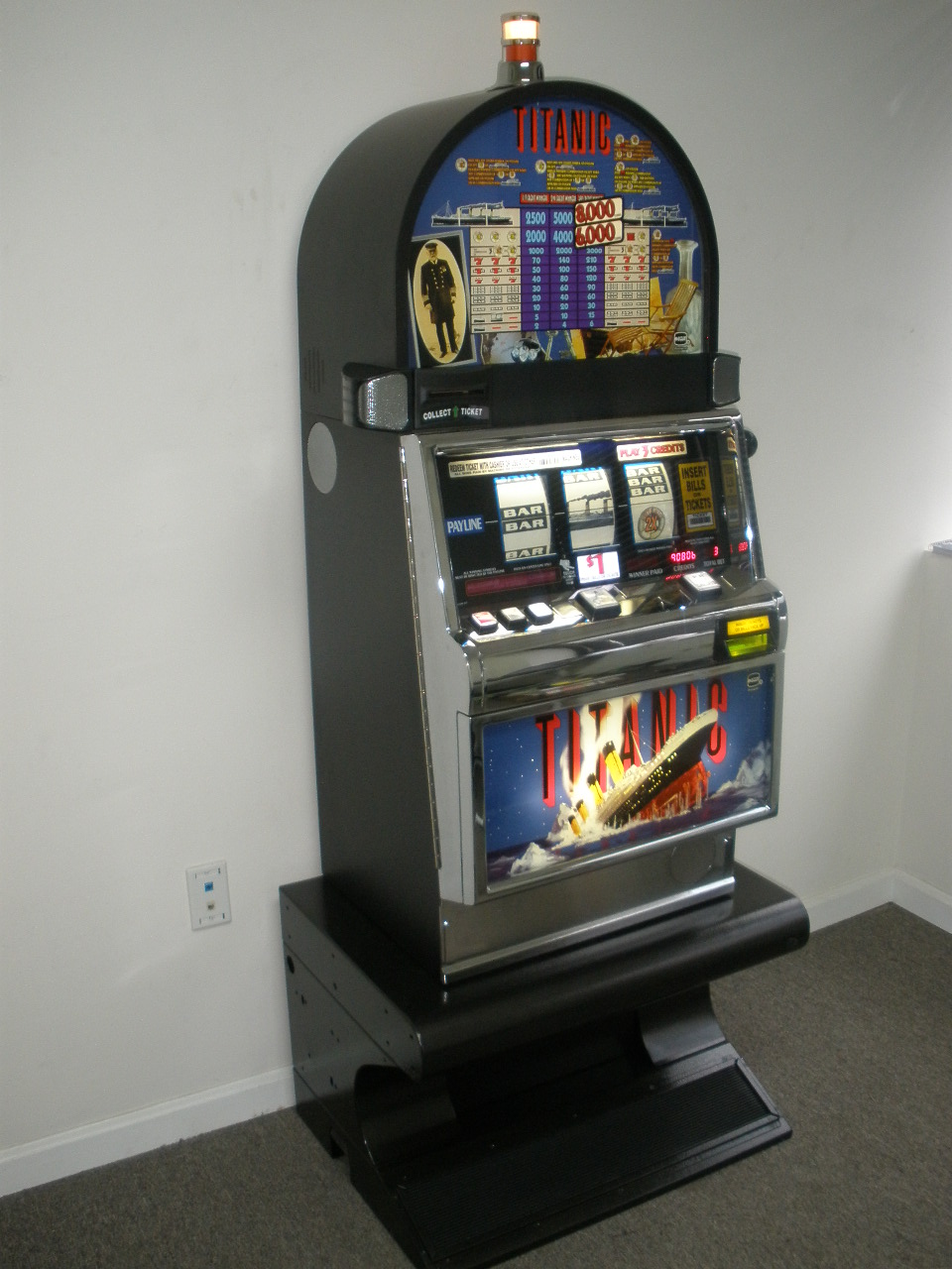 mechanical nickel slot machine prohibition table mount