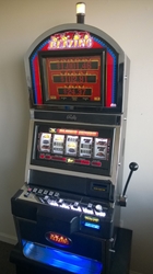 Bally Blazing 7s Five Reel Progressive S9000 Slot Machine with Top Monitor 