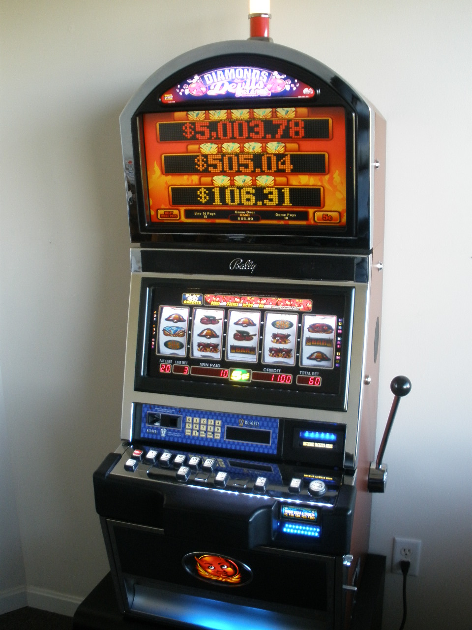 bally 5000 plus slot machine value