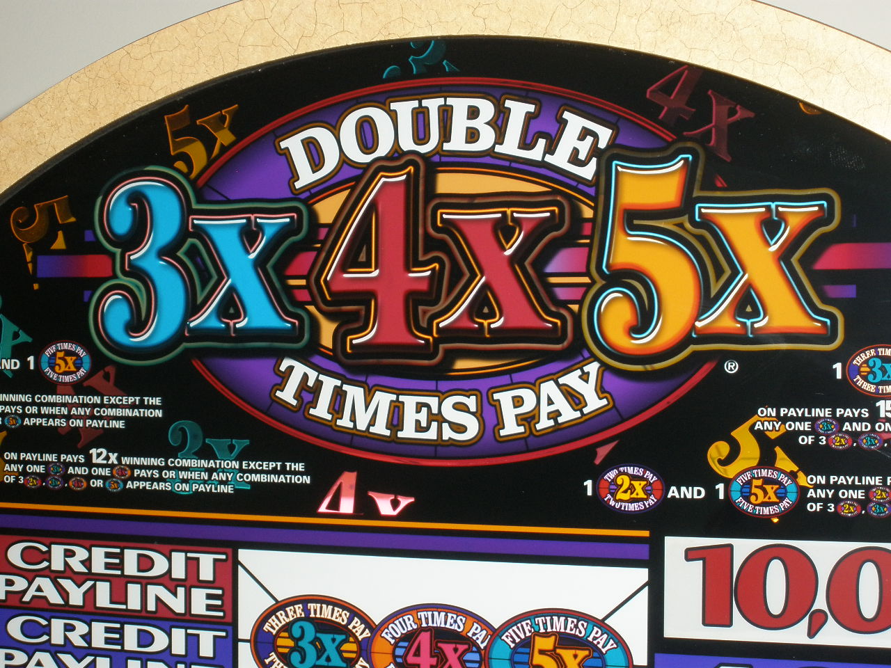 double 3x 4x 5x pay slots