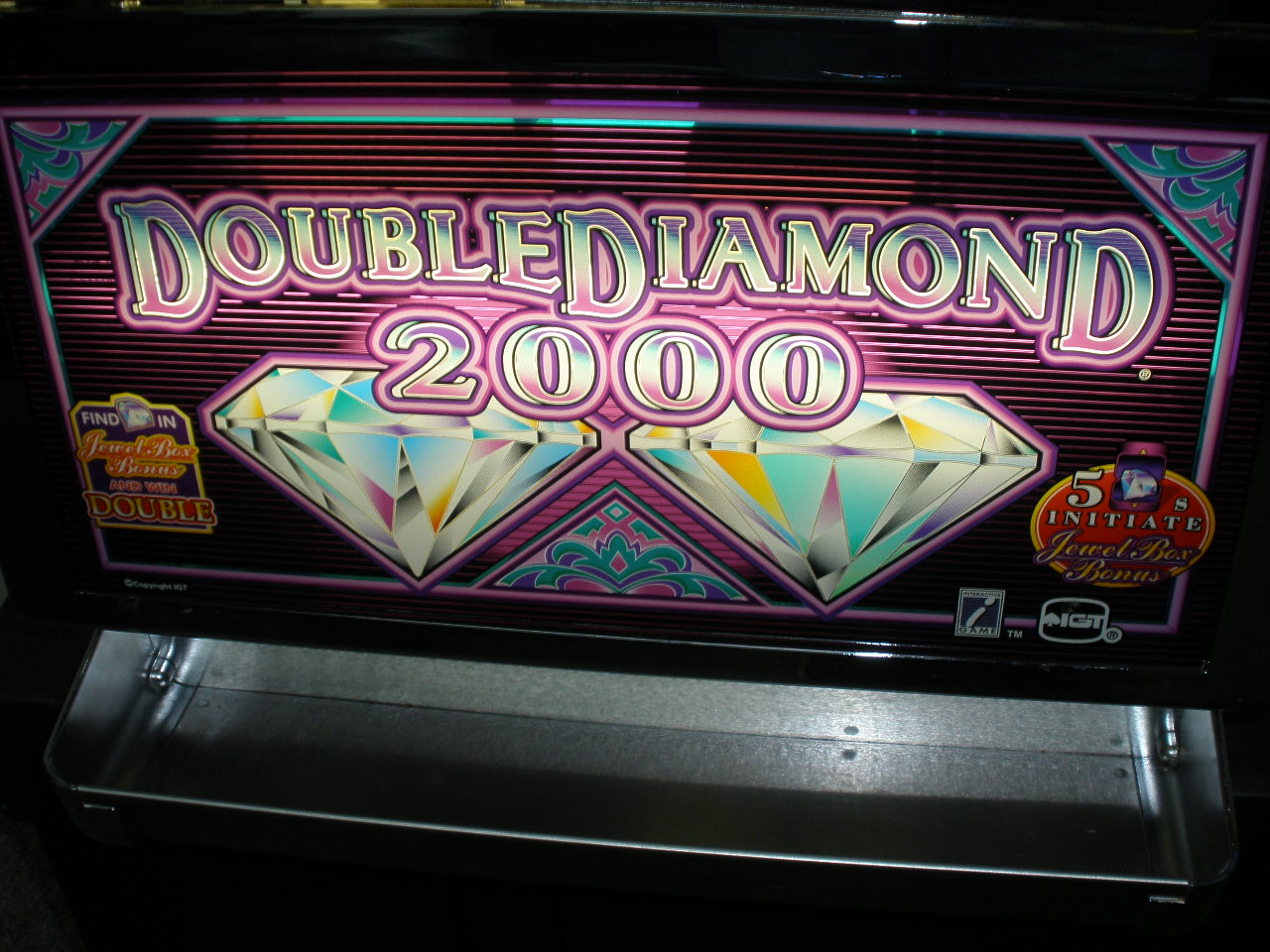 igt double diamond slot machine reset