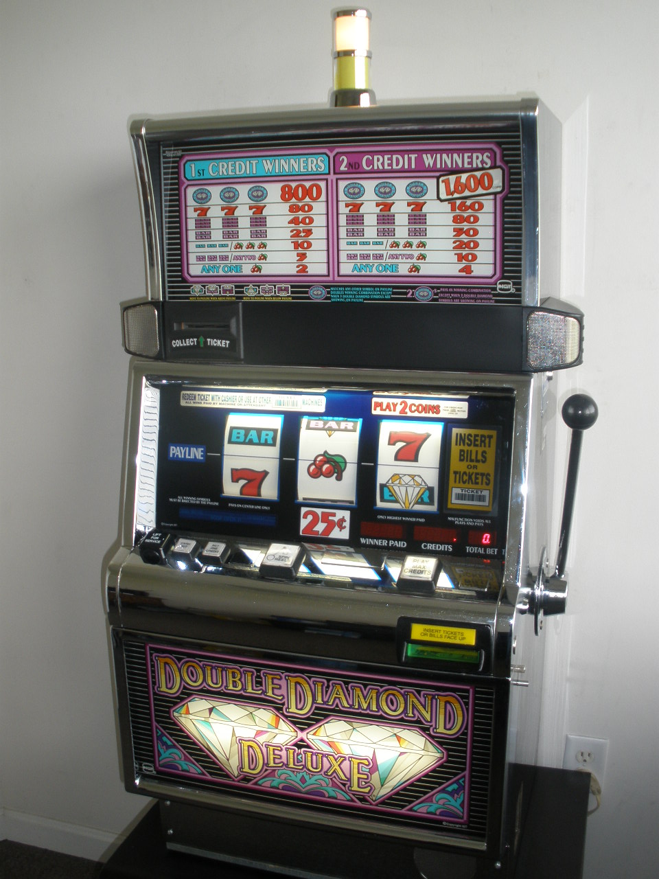 resetting a igt slot machine