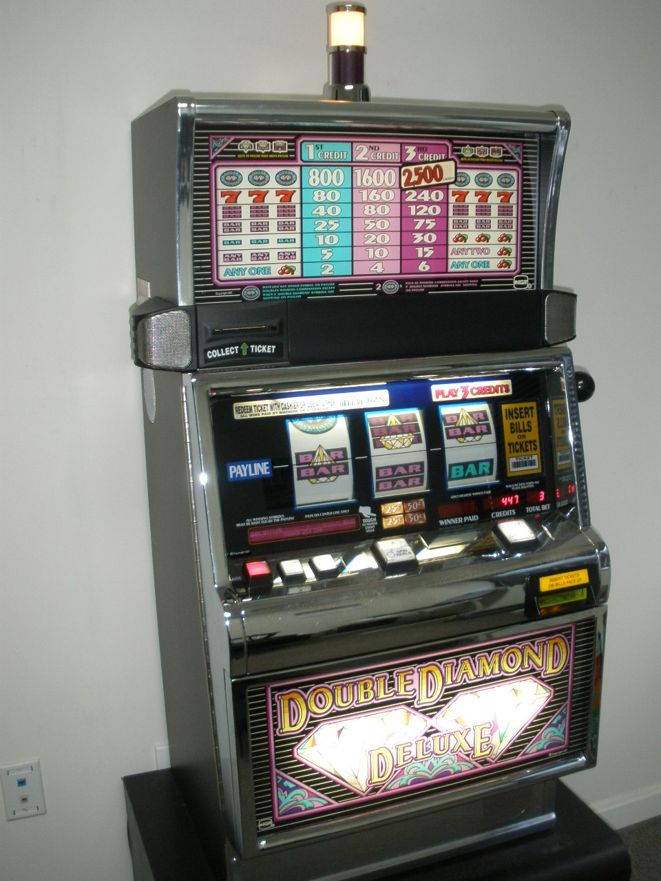 double diamond free spin slot machine