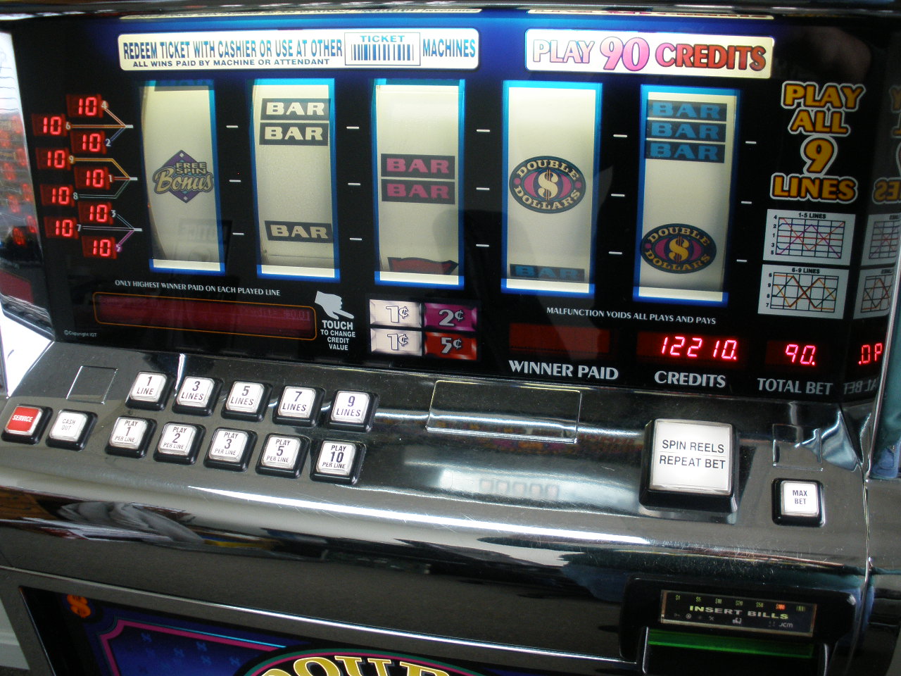 igt dallas cowboys three reel slot machine
