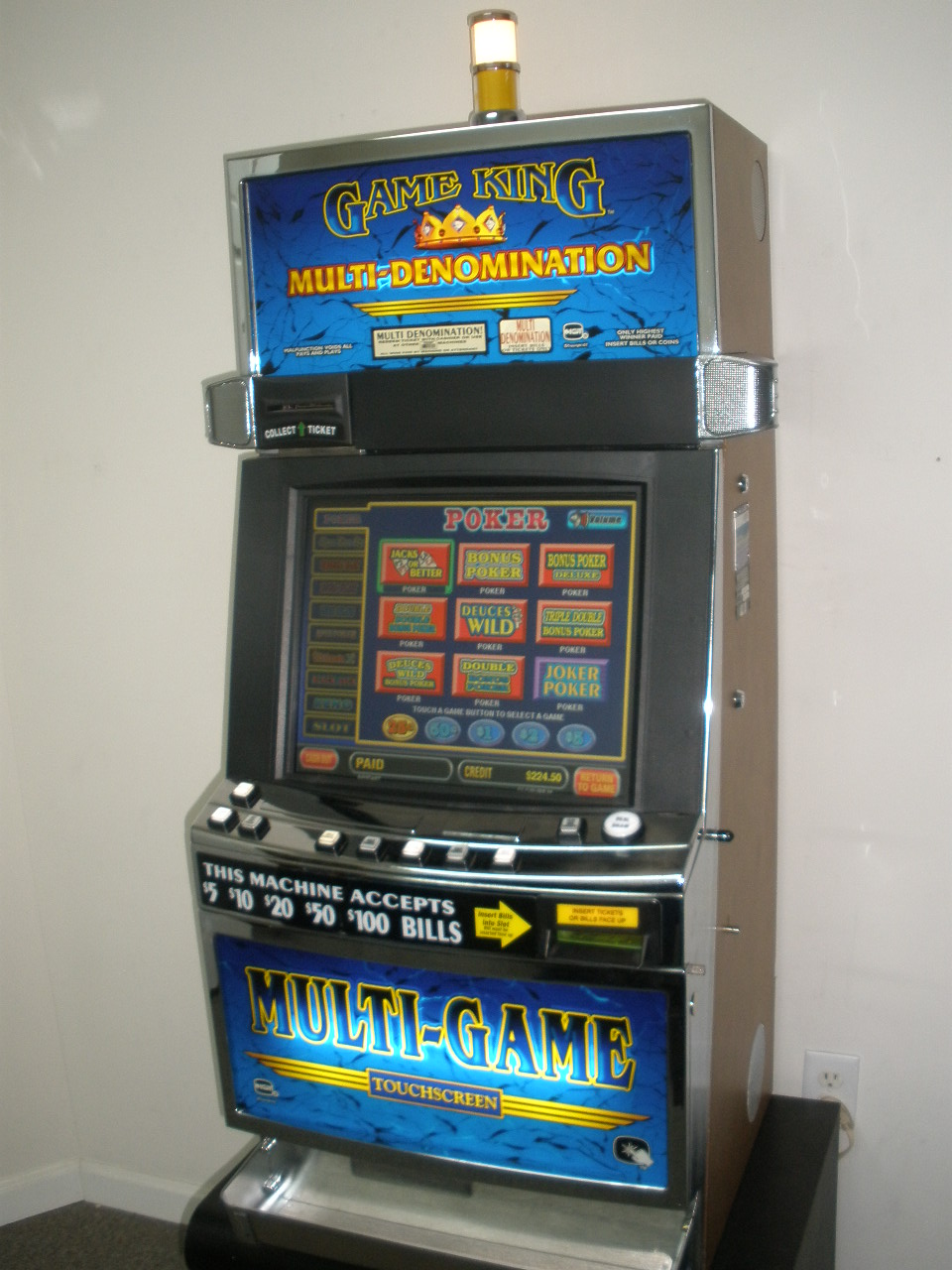 game king video poker machines for sale