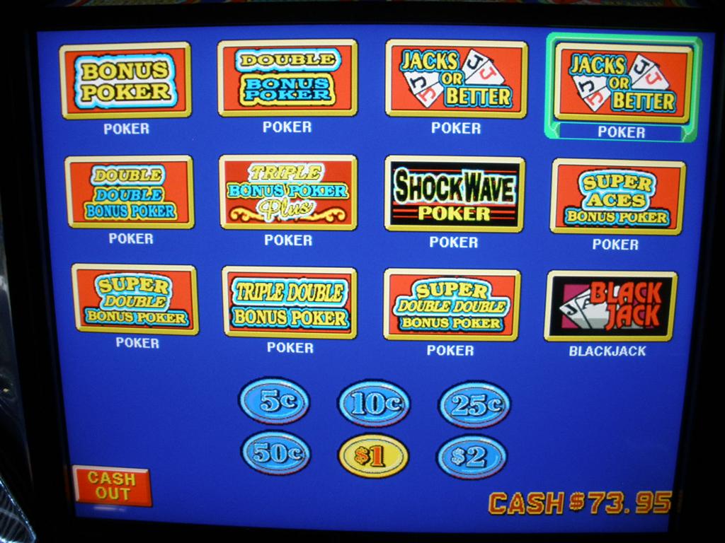 Double double bonus poker deals machine for sale