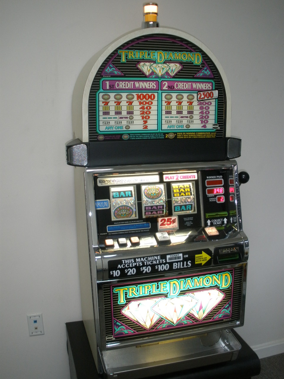 Triple Diamond Slot Machine Payout