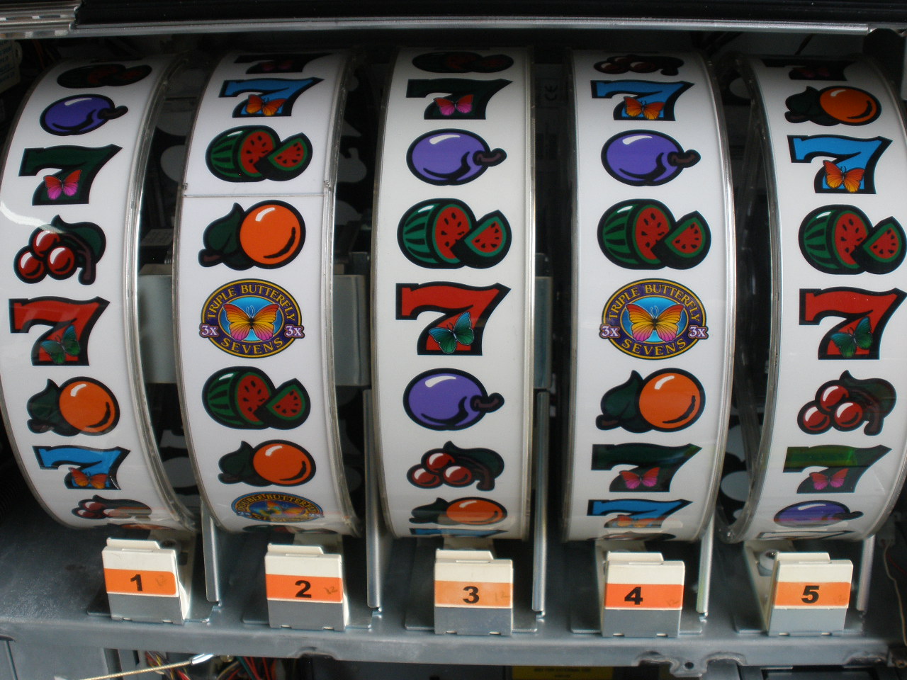why there are only 5 slot machines