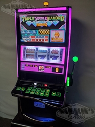 IGT TRIPLE DOUBLE DIAMOND FREE GAMES S3000 SLOT MACHINE 