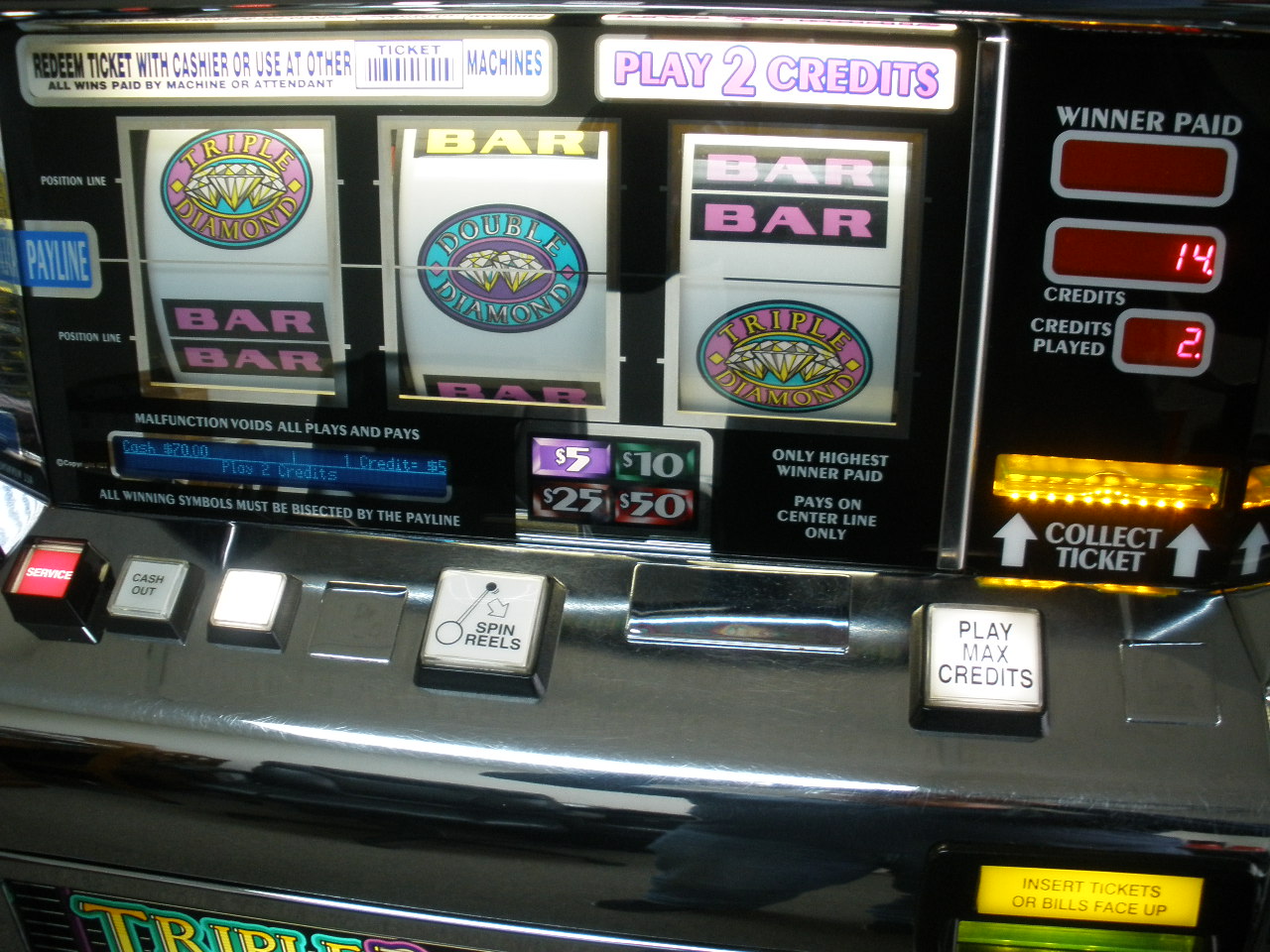 triple double diamond slot machine free