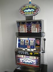 IGT TRIPLE DOUBLE STARS S2000 SLOT MACHINE WITH LIGHTED TOPPER 