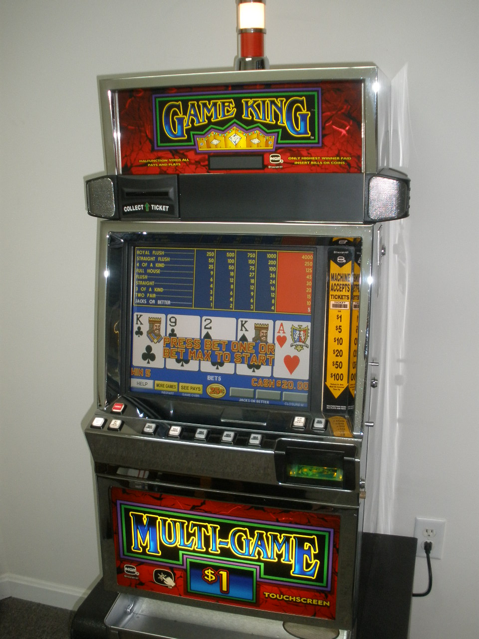 video poker machines for sale texas