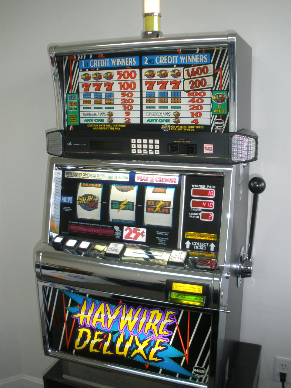 haywire slot machine las vegas